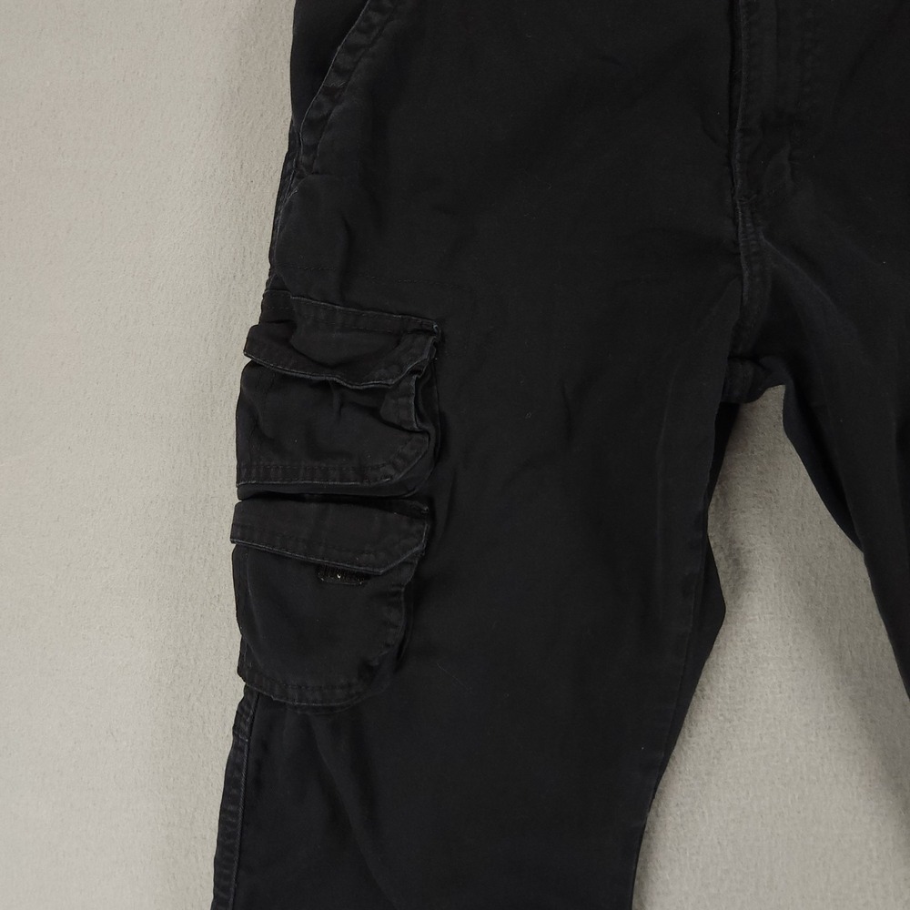 Wrangler Mens Regular Taper Cargo Pants Black 34x30 Cotton Stretch 112326301 - Picture 9 of 12
